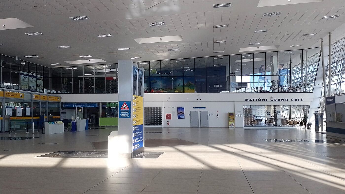 Terminál letiště Leoše Janáčka Ostrava v Mošnově