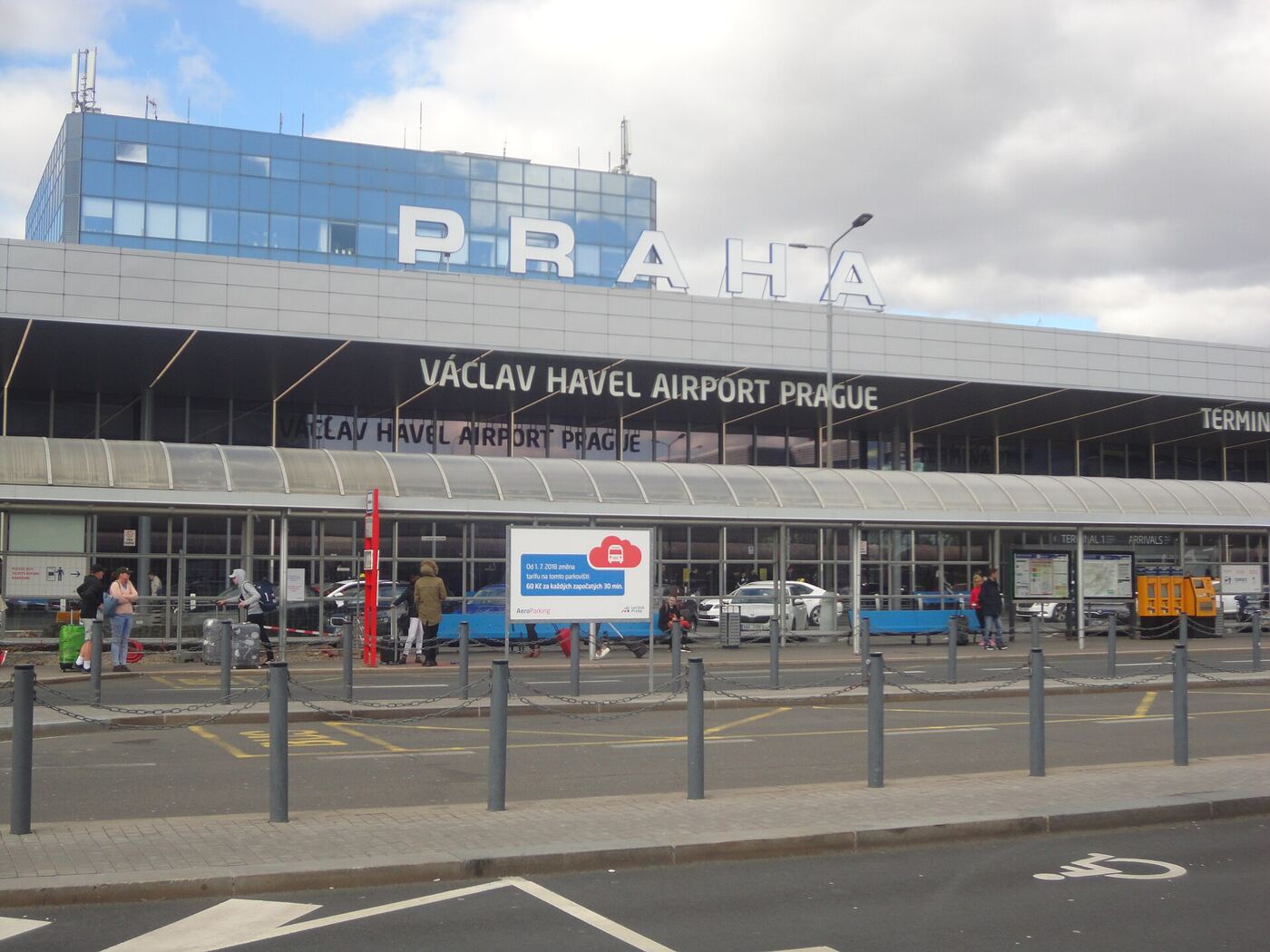 prague airport terminal map