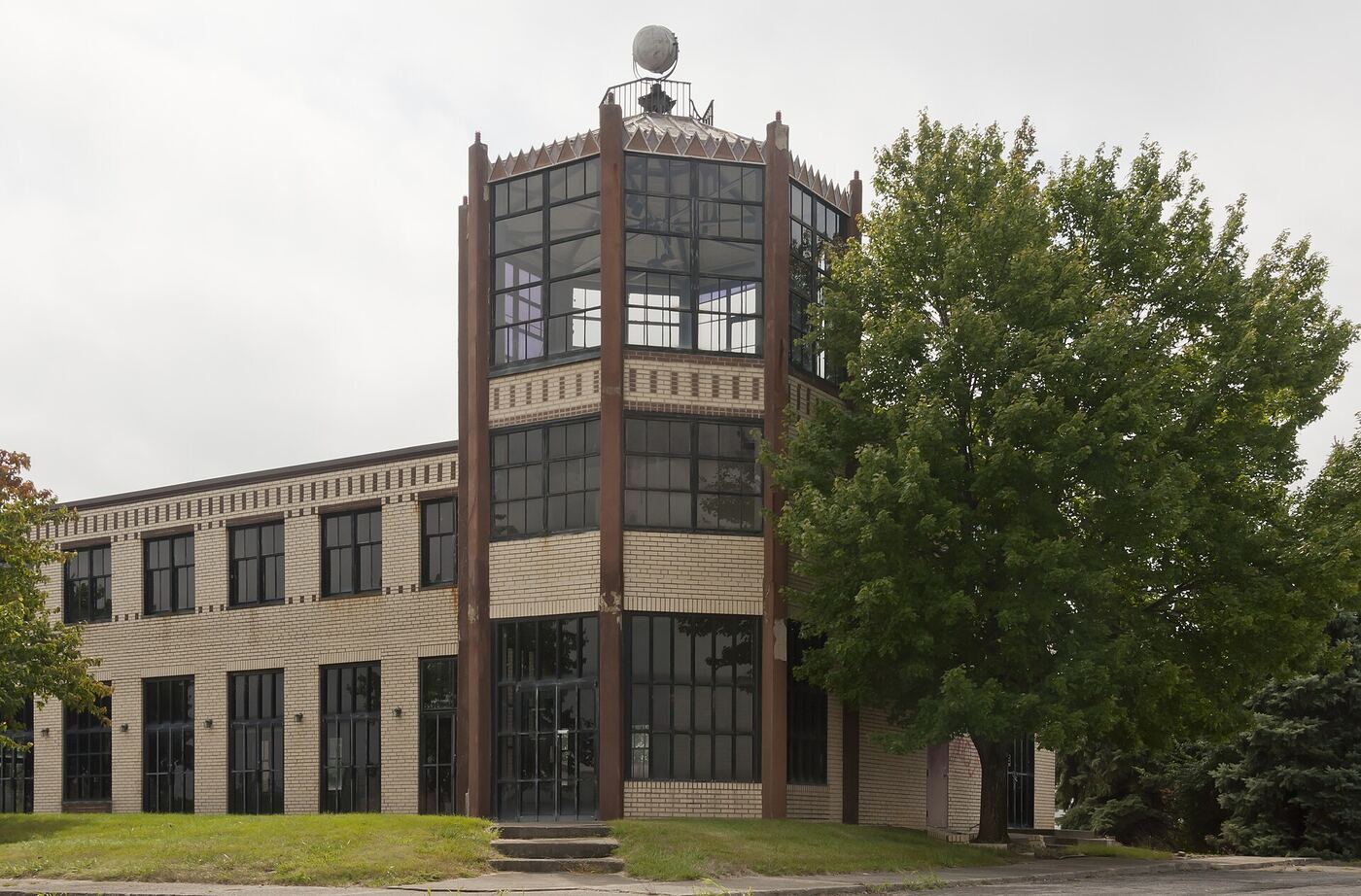 small czech airport building