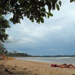 Pláž Weligama na Srí Lance